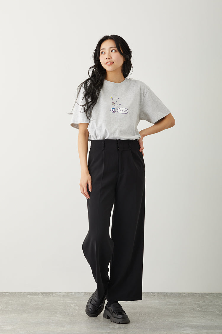 ちいかわ Tシャツ いきアップ アッシュ