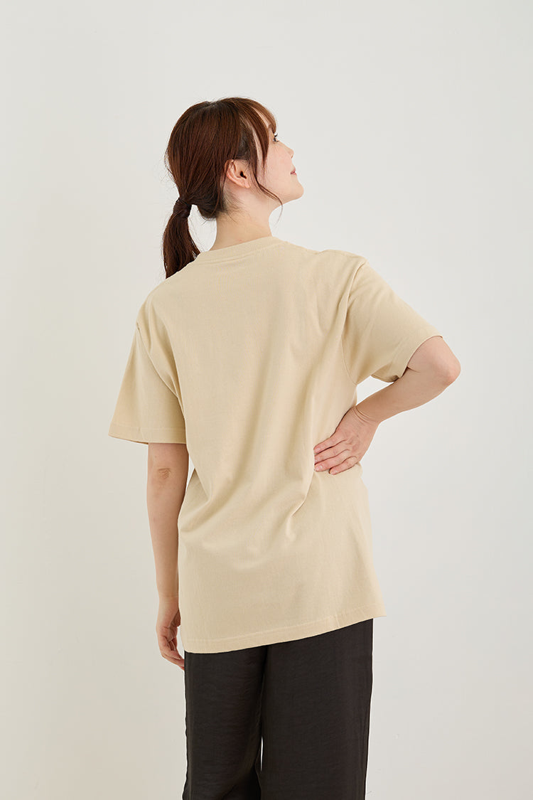 mofusand Tシャツ 狐 サンドベージュ