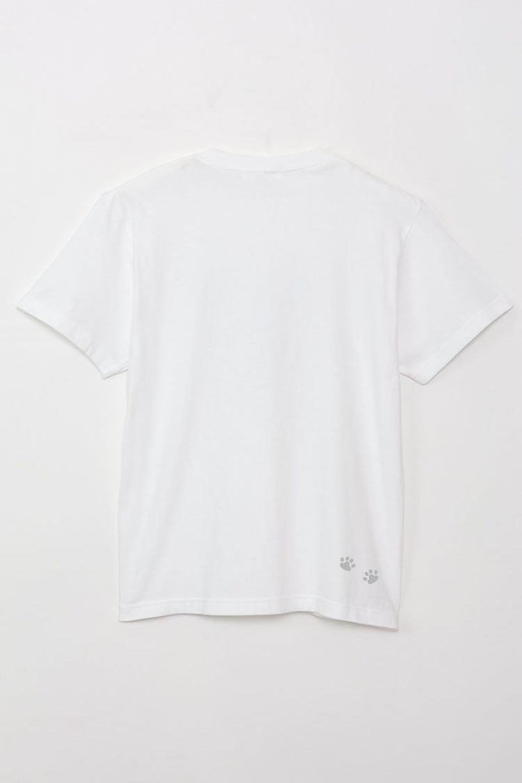 mofusand Tシャツ Let's go ホワイト