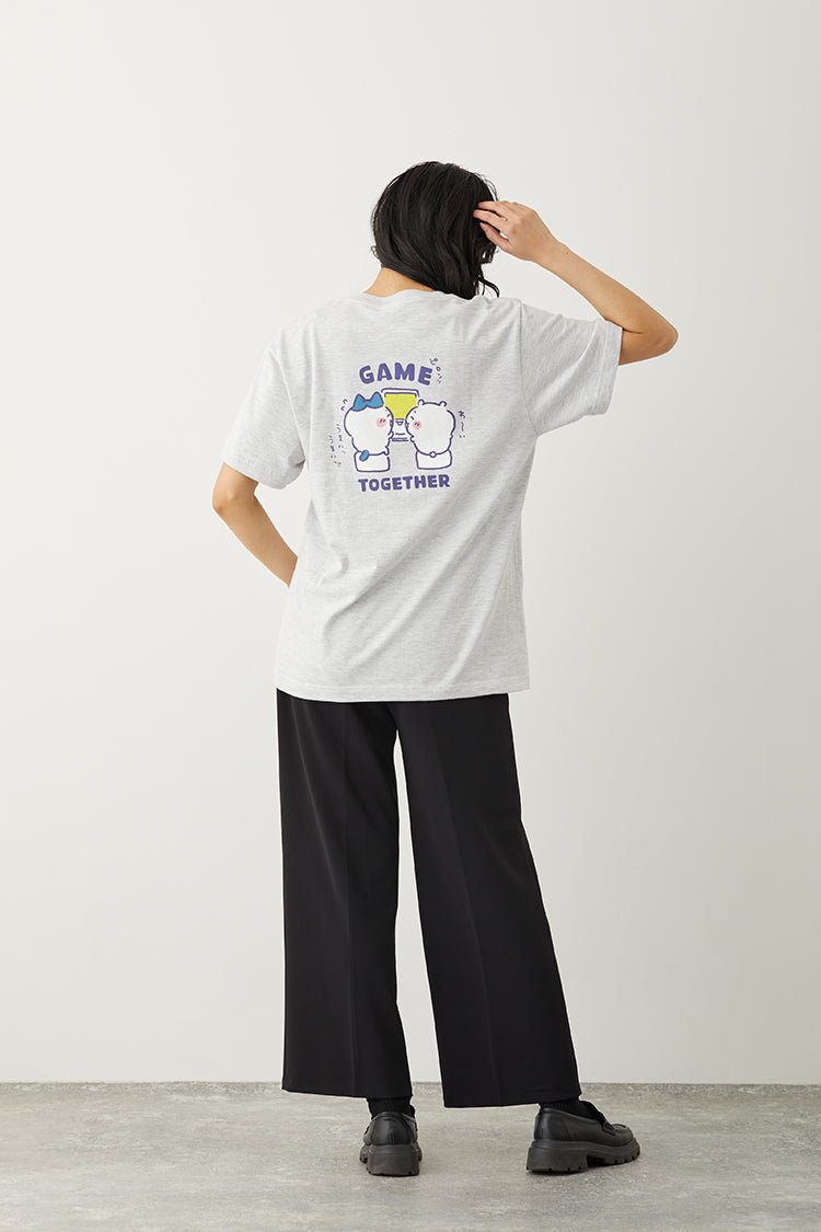 ちいかわ Tシャツ いきアップ アッシュ