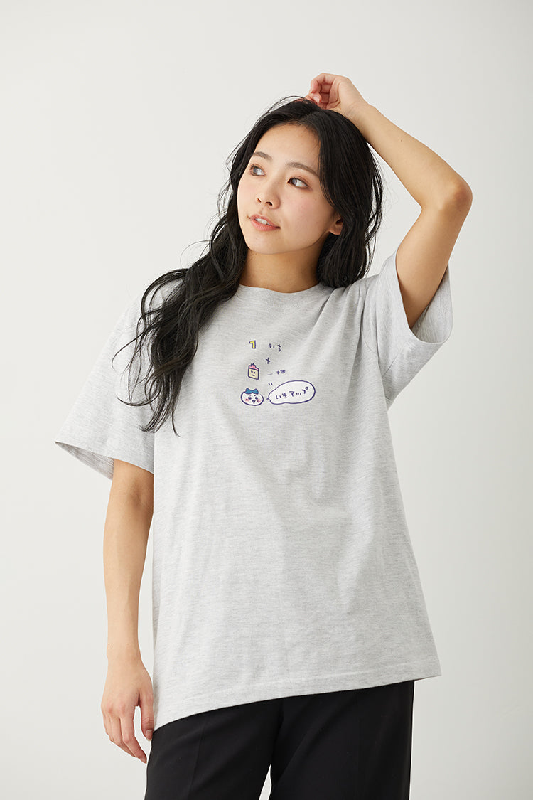 ちいかわ Tシャツ いきアップ アッシュ