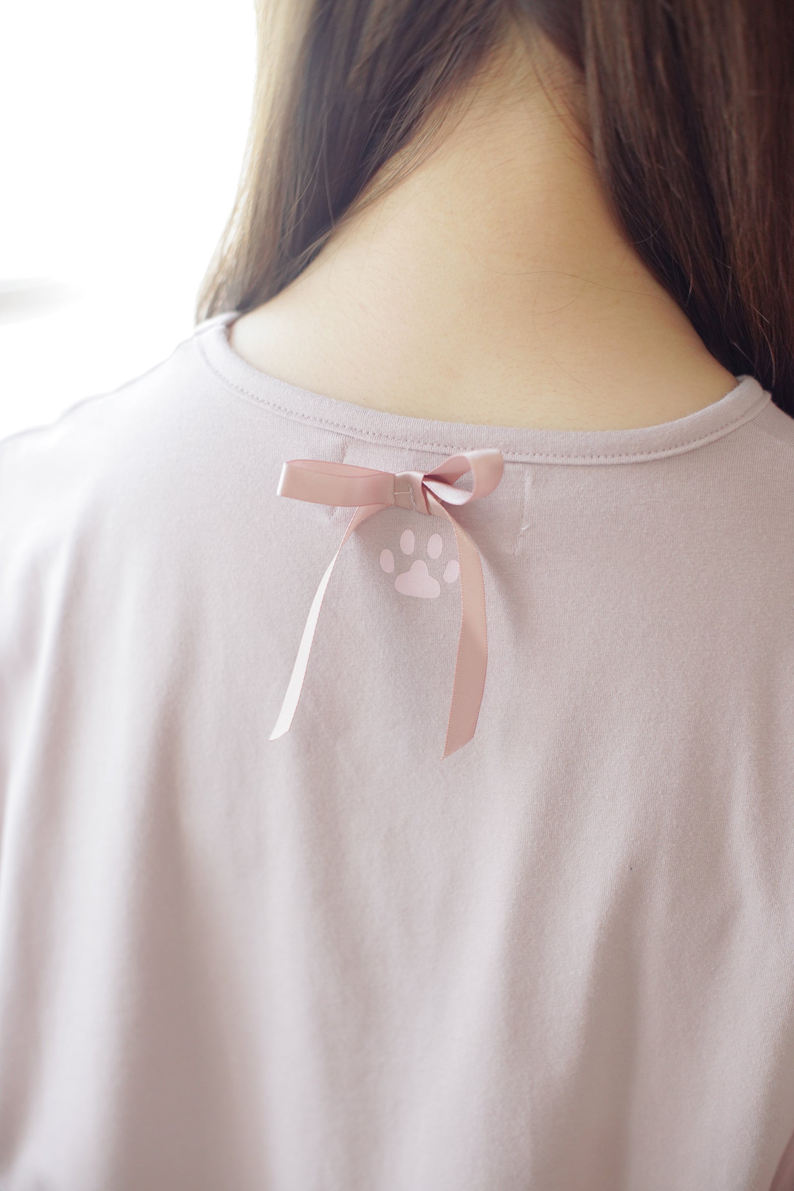 mofusand バレエコア Tシャツ ももりぼにゃん ピンク