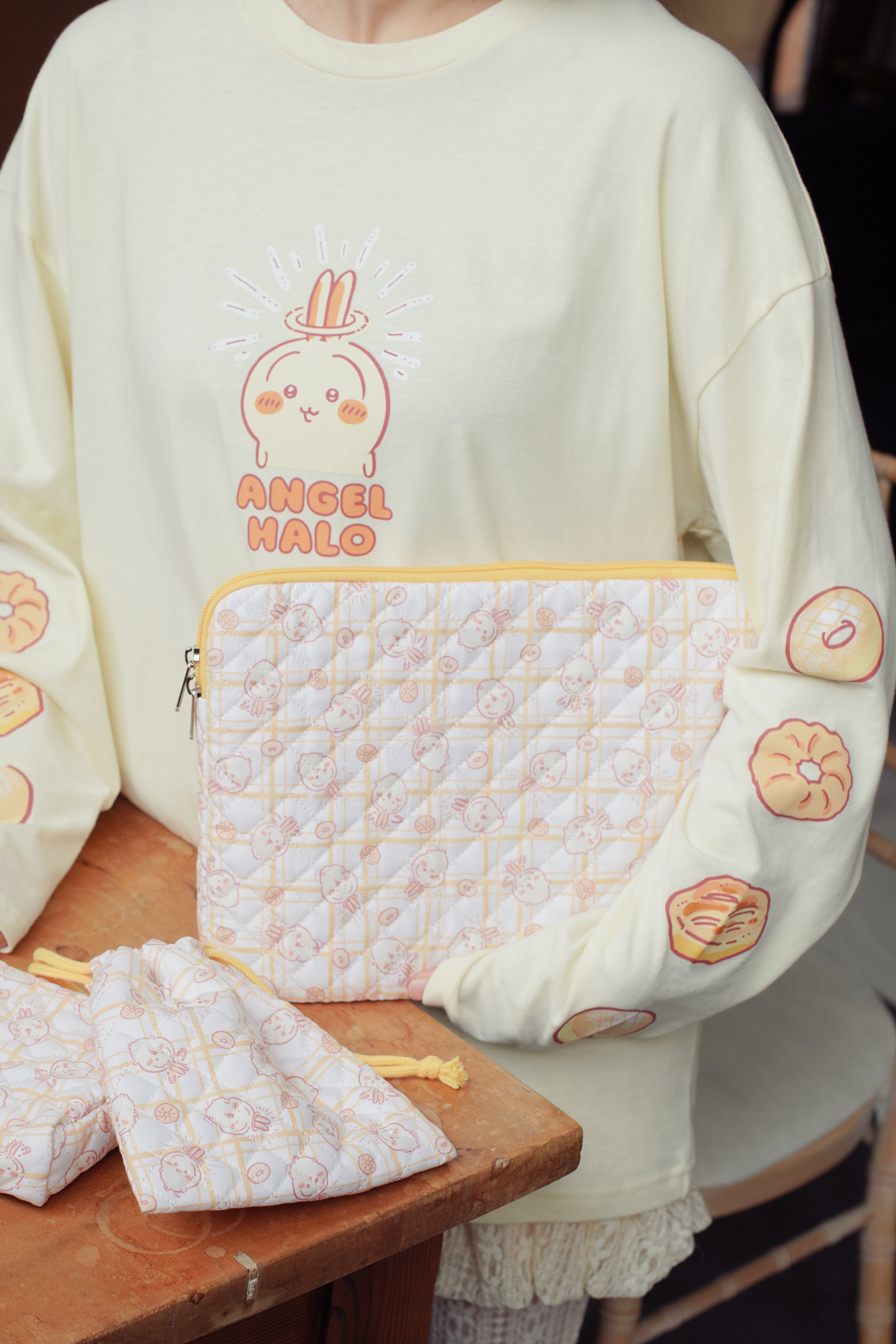 ちいかわ マルチケース ドーナッツ  イエロー