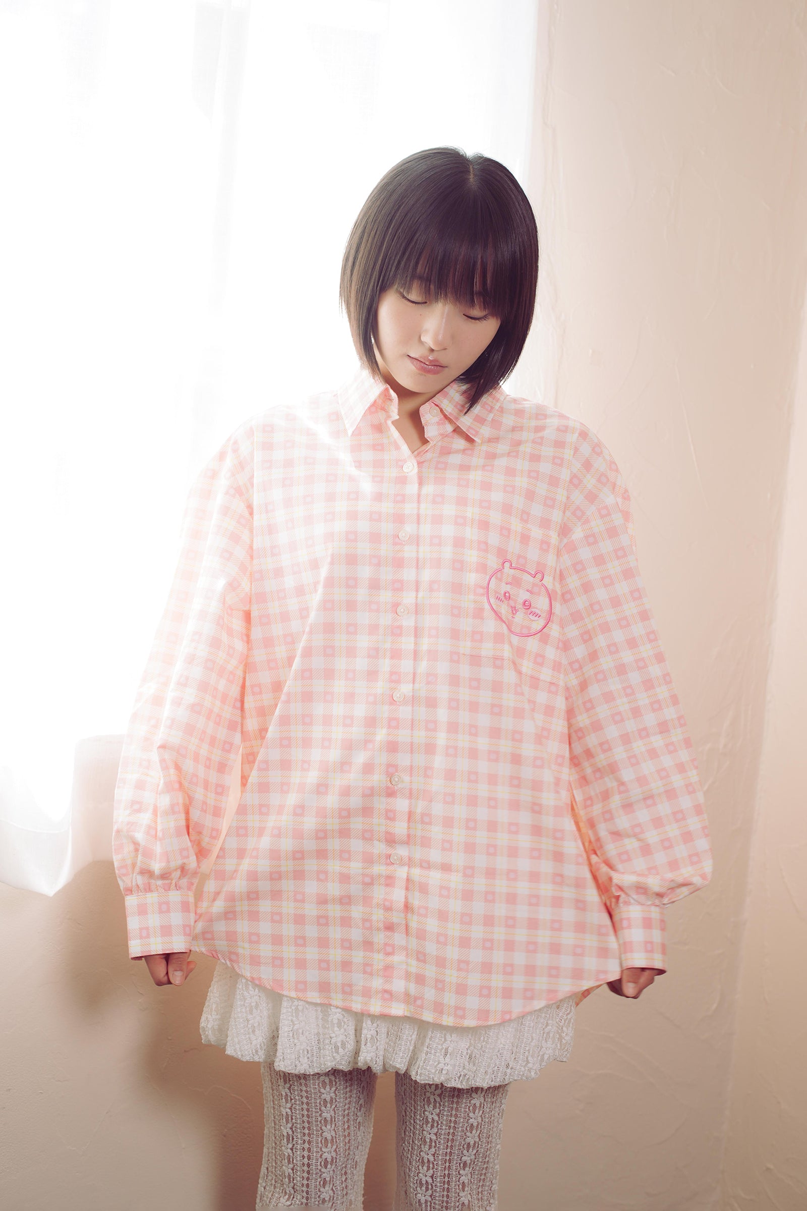 chiiiibagTシャツ ピンク数字89 chiiiibagTシャツ ピンク数字89