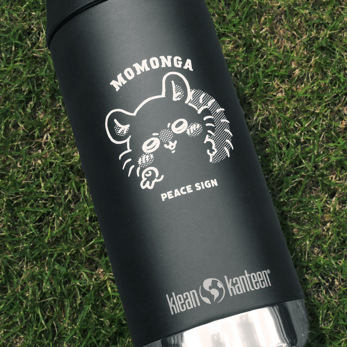 ちいかわ × Klean Kanteen インスレートボトル モモンガ Black