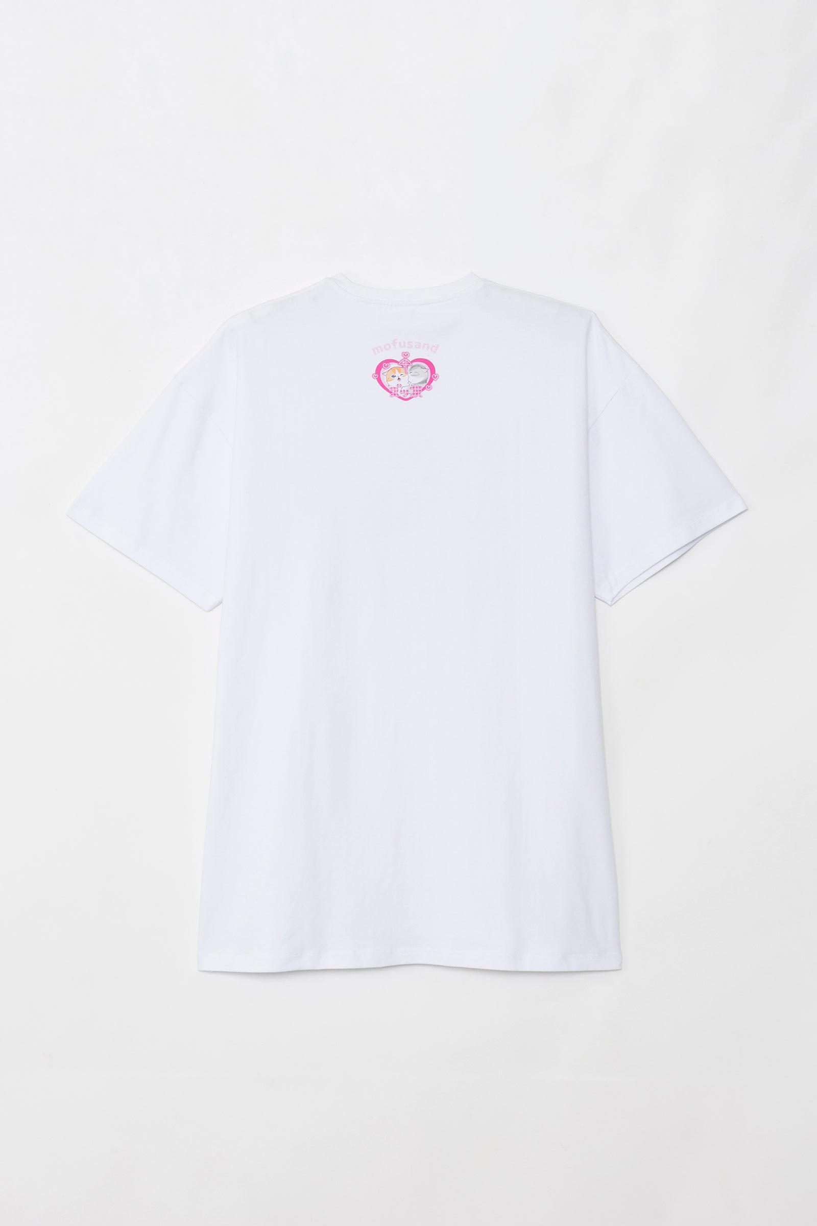 mofusand Tシャツ ぎゃるにゃん IOVE CATS ホワイト