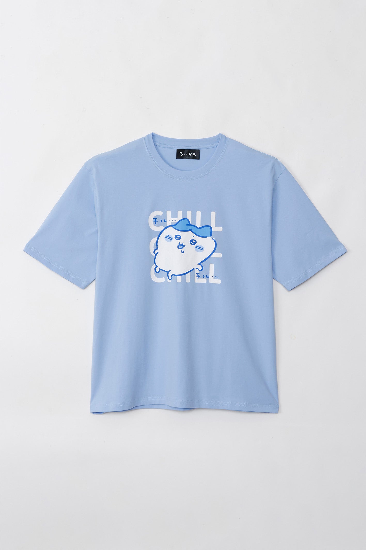 ちいかわ Tシャツ チルチルハチワレ ブルー