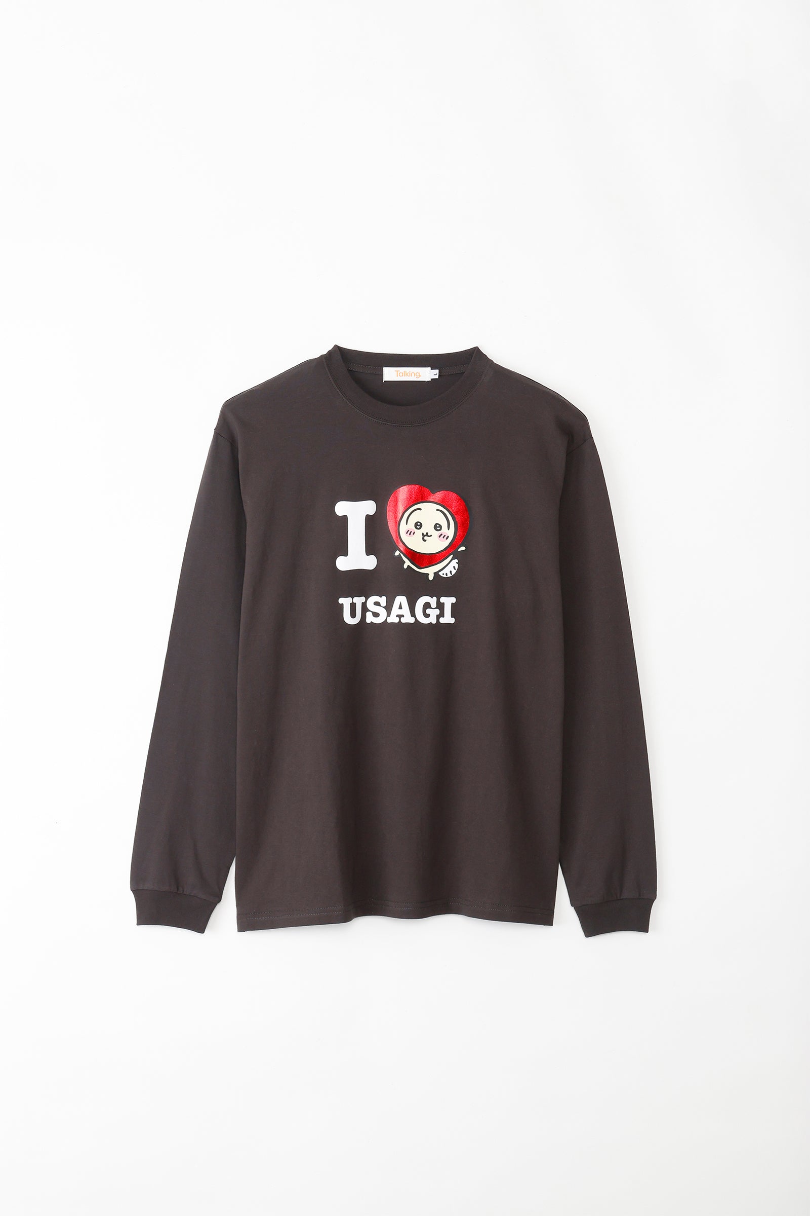 ちいかわ　長袖Ｔシャツ　I LOVE USAGI　スミ