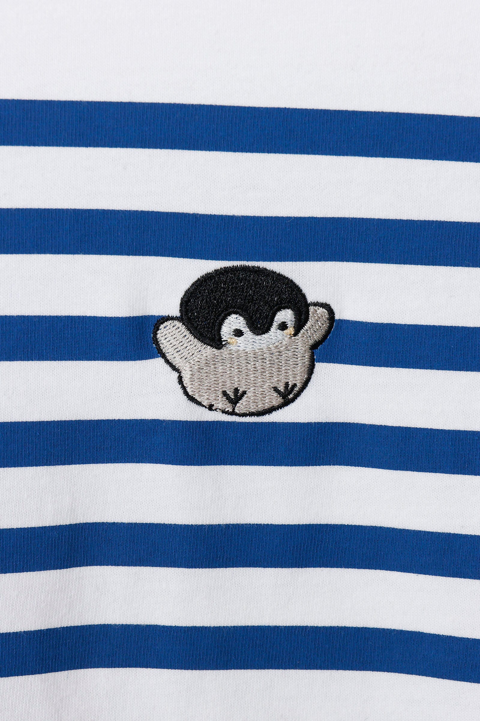 コウペンちゃん Tシャツ ボーダー ホワイト