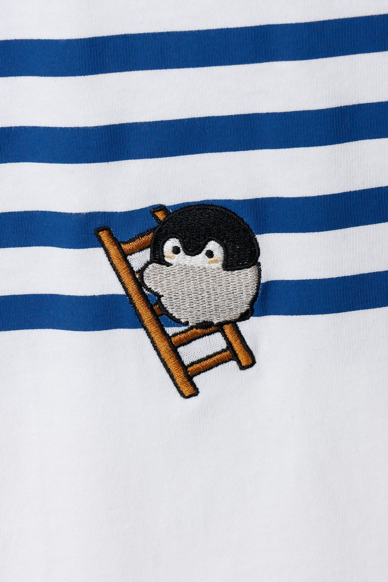コウペンちゃん Tシャツ ボーダー ホワイト