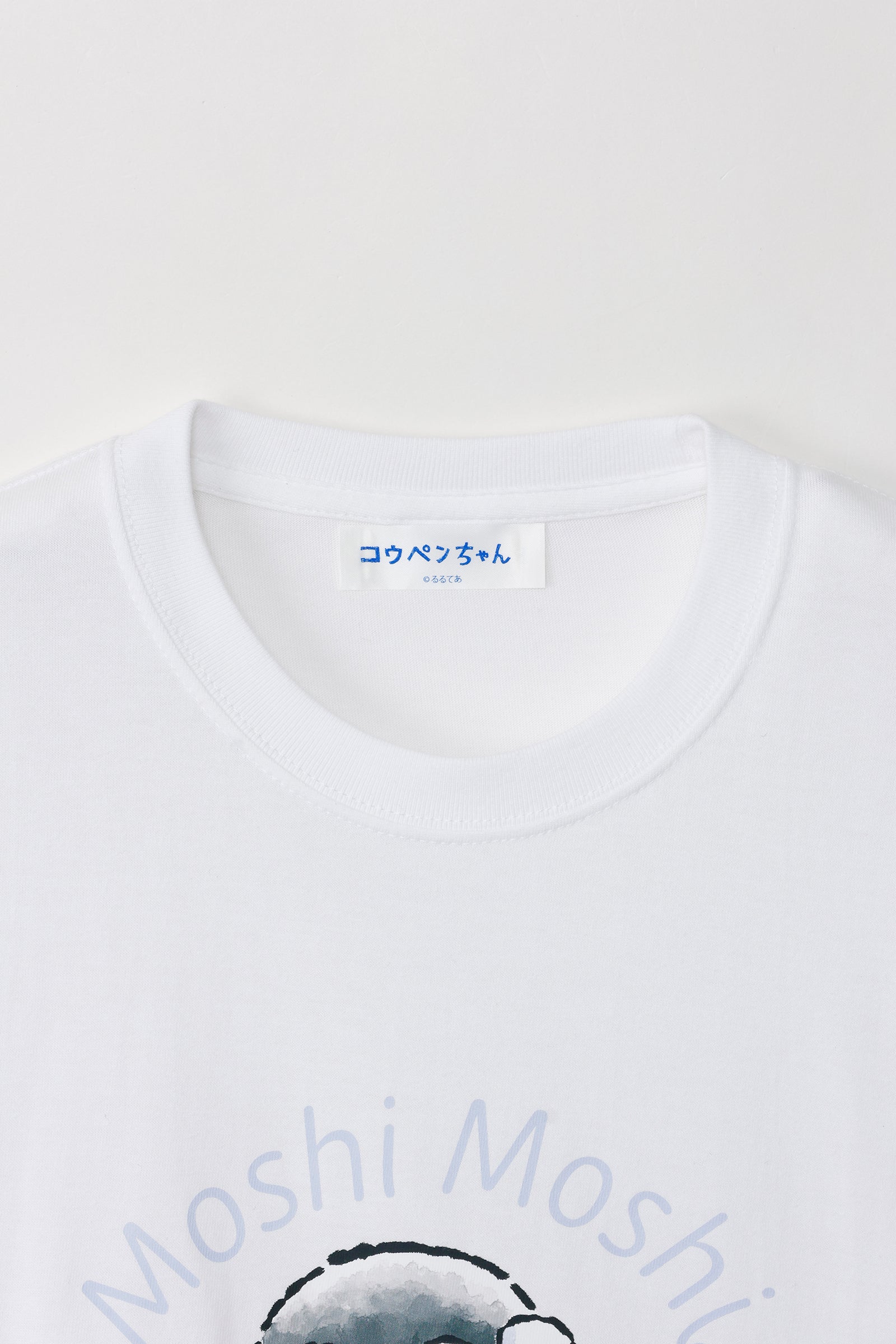 コウペンちゃん Tシャツ Moshi Moshi ホワイト