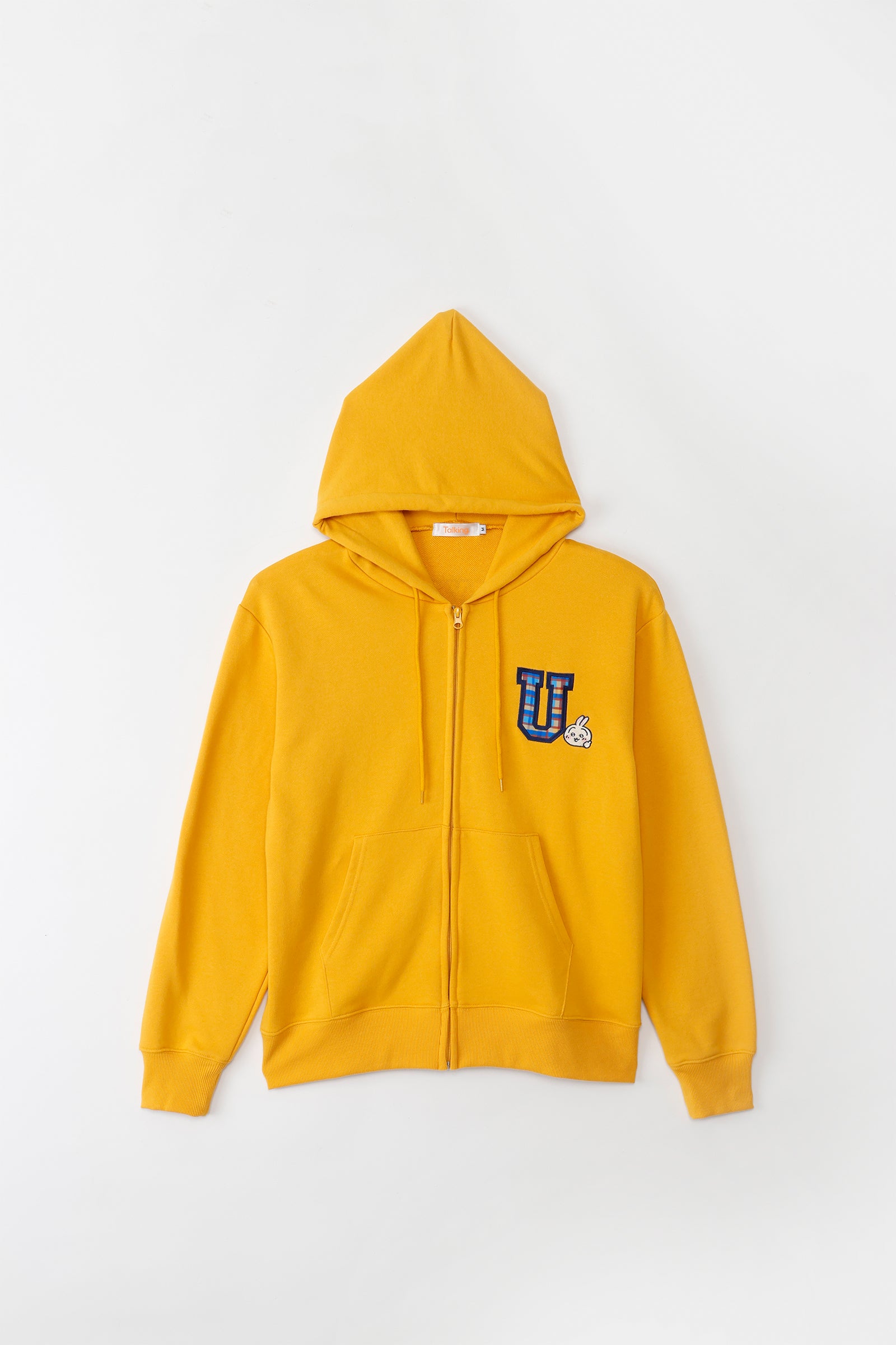 【追加生産予約】ちいかわ　ZIPパーカー　GO MY WAY　イエロー