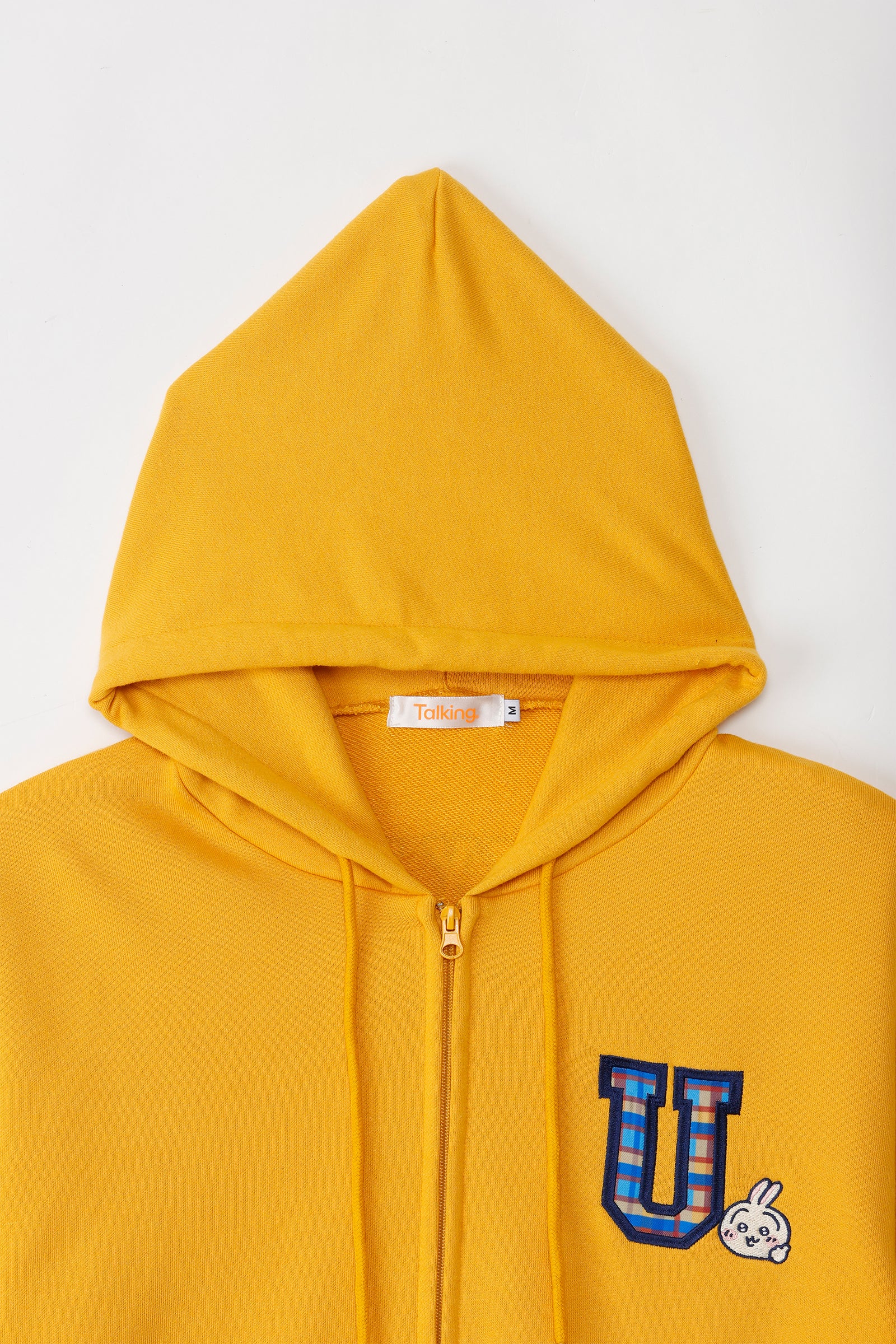 ちいかわ ZIPパーカー GO MY WAY イエロー