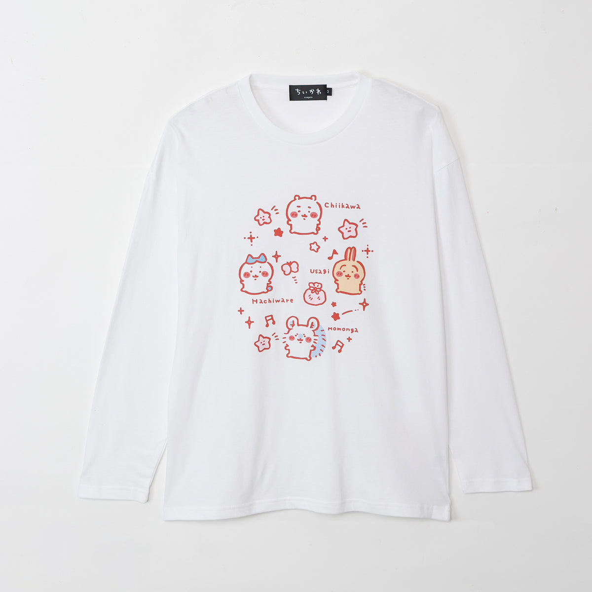 ちいかわ 長袖Tシャツ 小さいの ホワイト