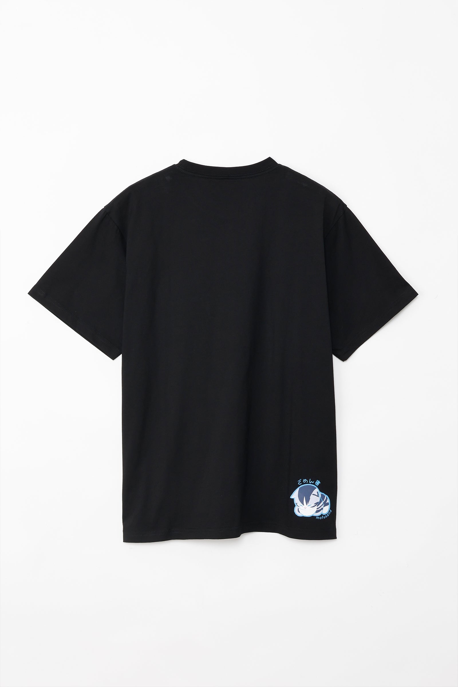 mofusand　Tシャツ　なにもわるくにゃい　トイレットペーパーだいすきにゃん　ブラック