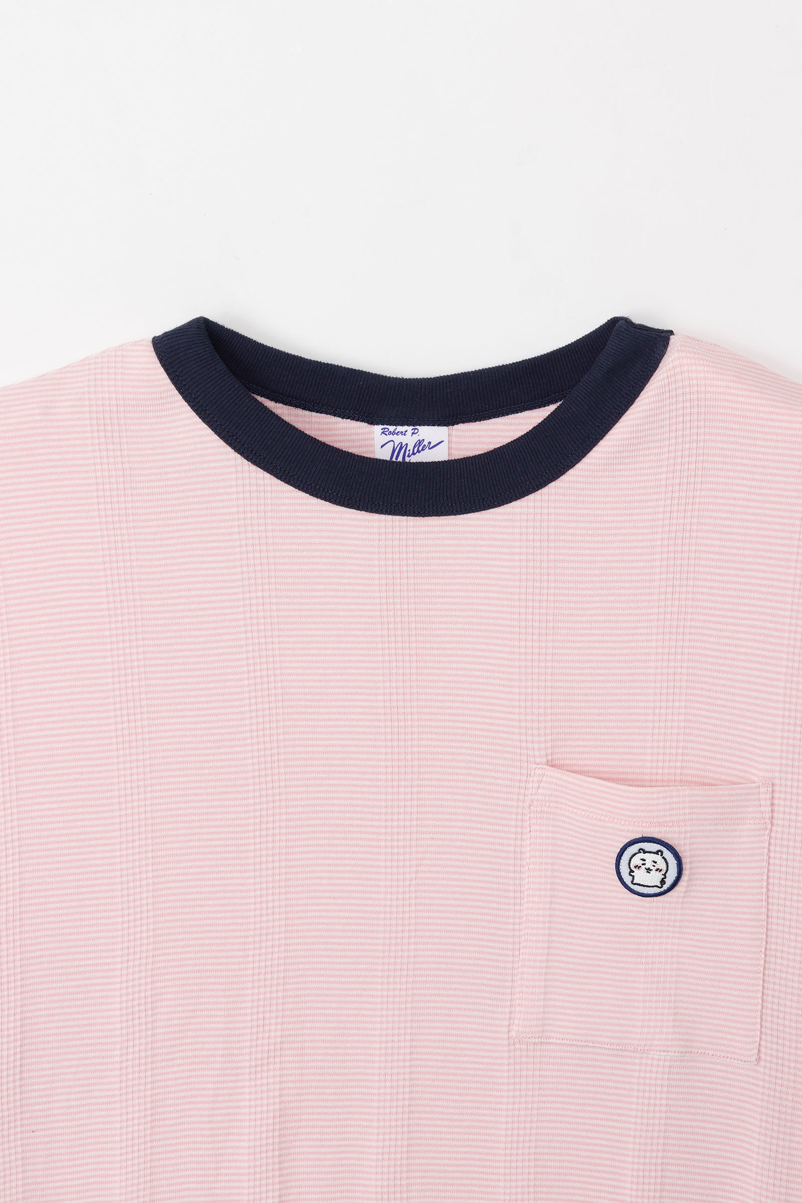 ちいかわ ビッグシルエットポケットTシャツ Robert P.Miller×Talking ちいかわ FLAMINGO