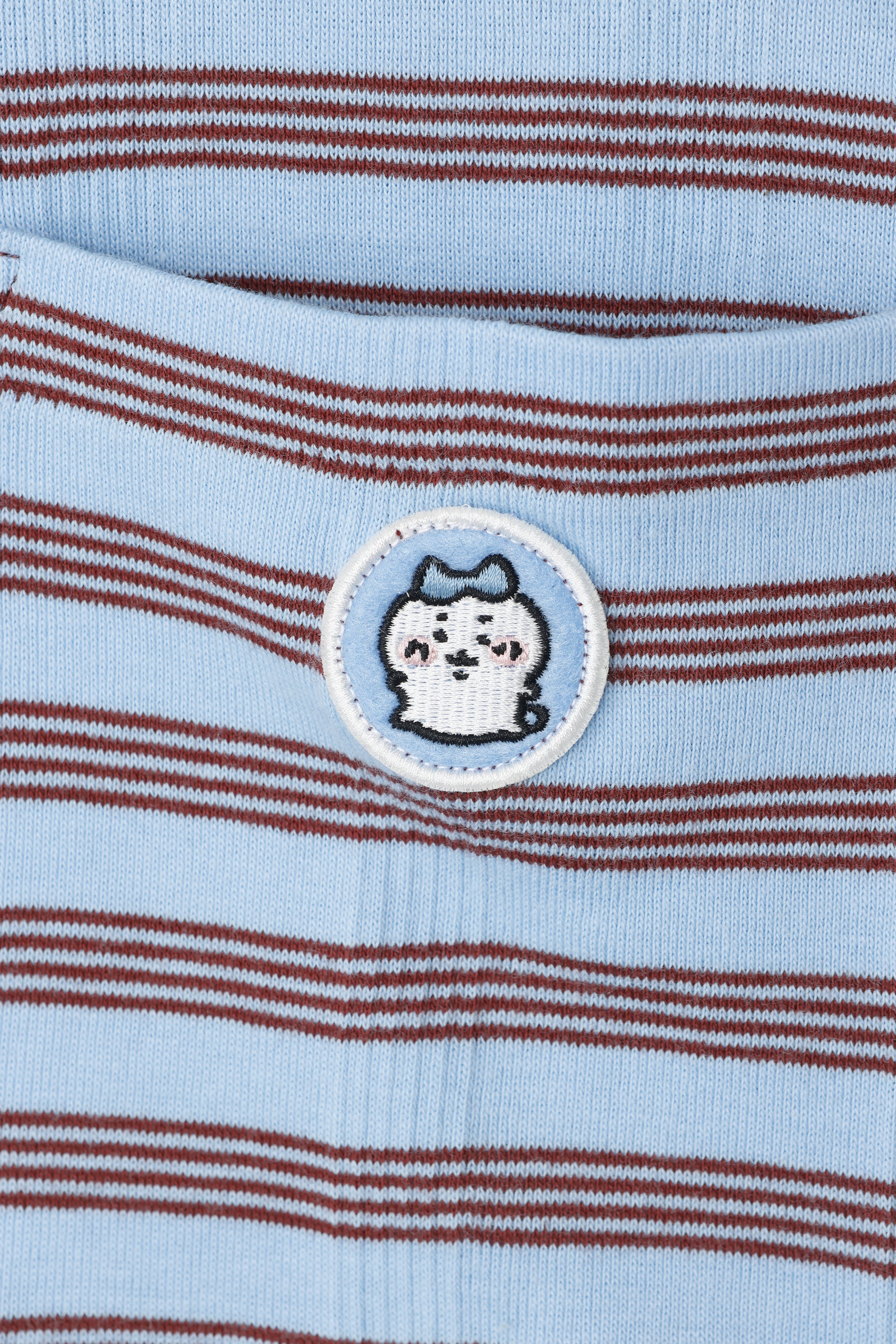 ちいかわ ビッグシルエットポケットTシャツ Robert P.Miller×Talking ハチワレ BLUEBERRY