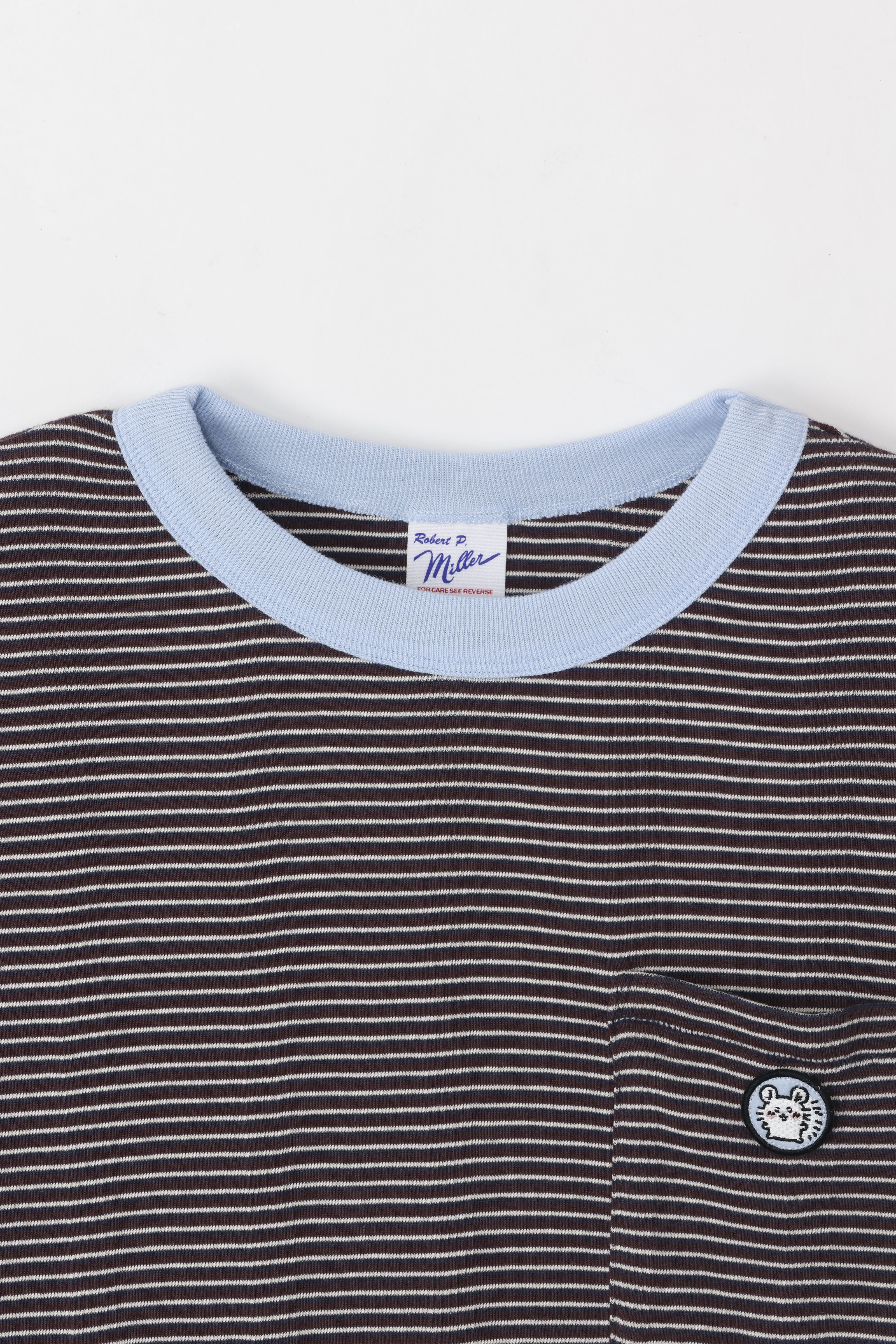 ちいかわ ビッグシルエットポケットTシャツ Robert P.Miller×Talking モモンガ COFFEE