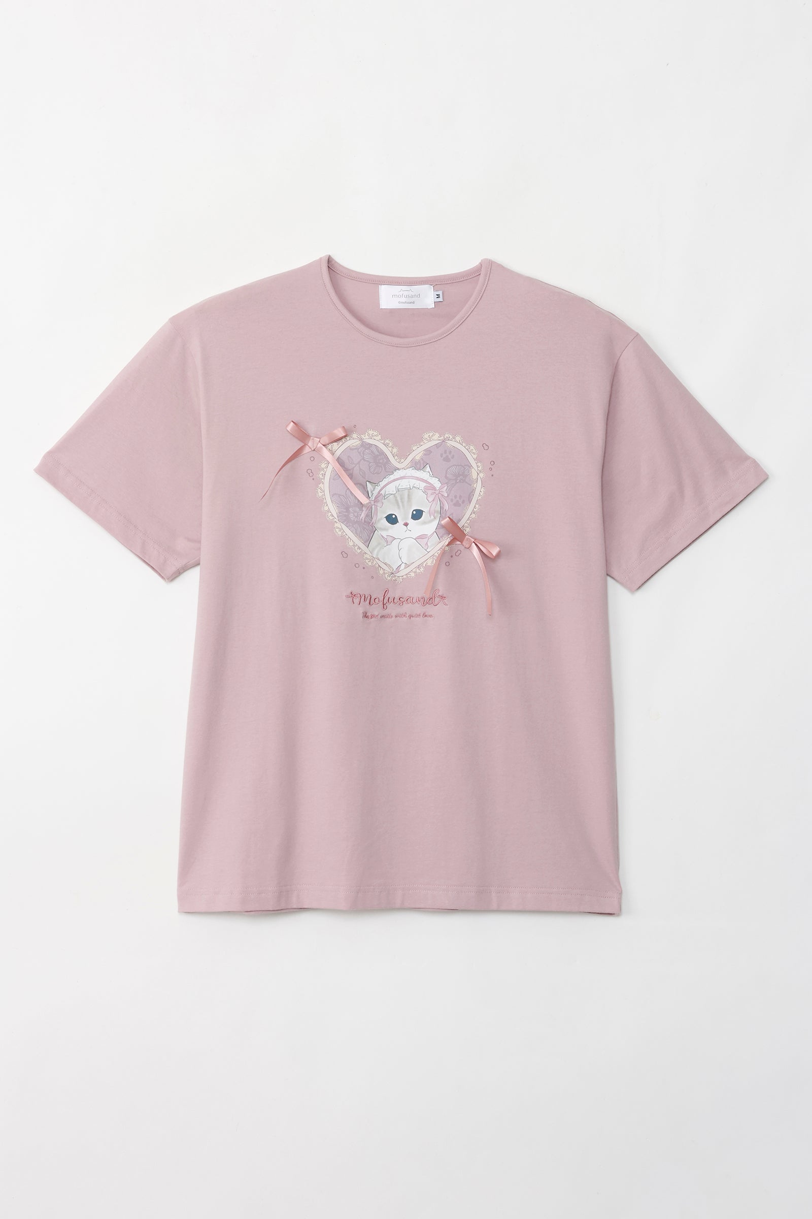 mofusand バレエコア Tシャツ ももりぼにゃん ピンク
