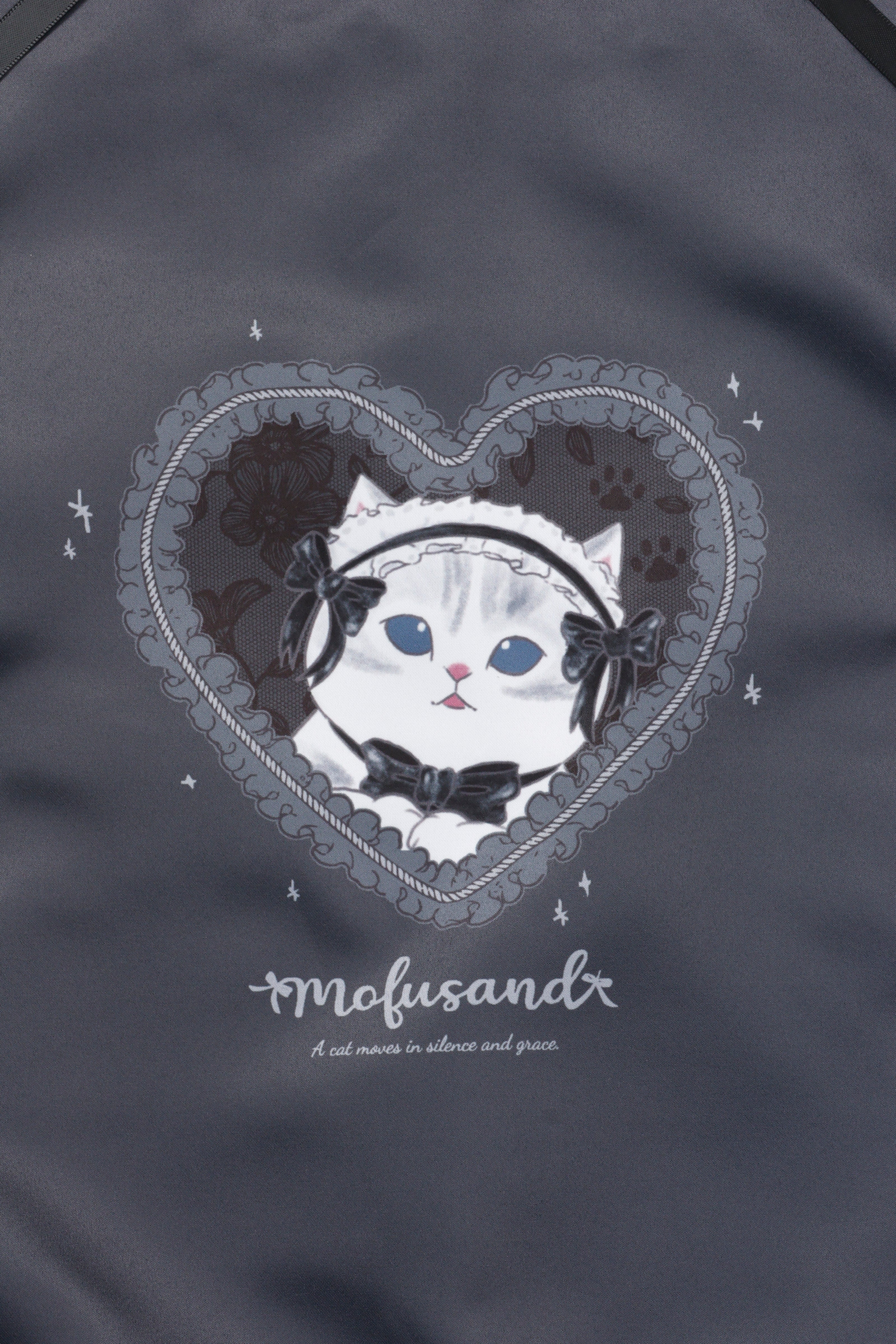mofusand バレエコア トートバッグ くろりぼにゃん ブラック